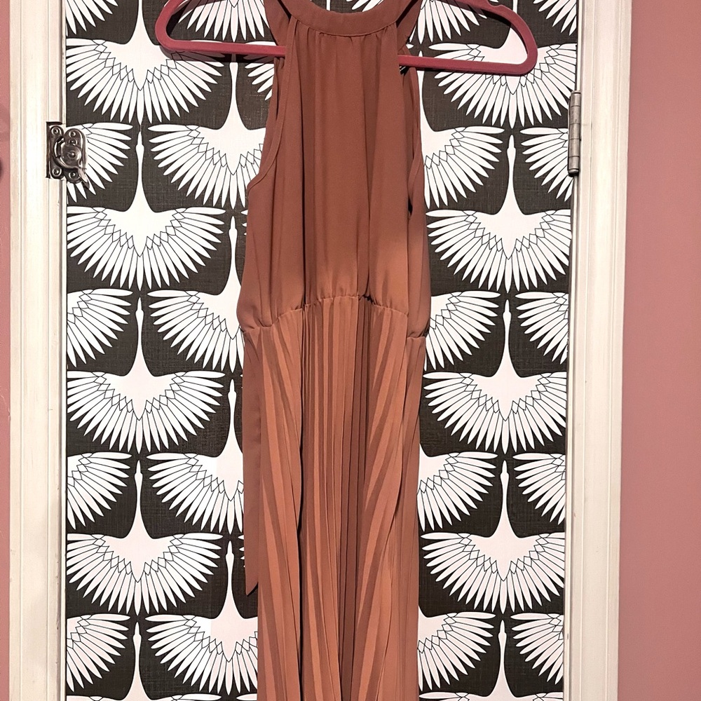 SHEIN Mauve Pink Pleated Dress - Picture 4 of 6